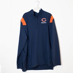 Men's Nike Chicago Bears Sideline Coach Quarter-Zip Top